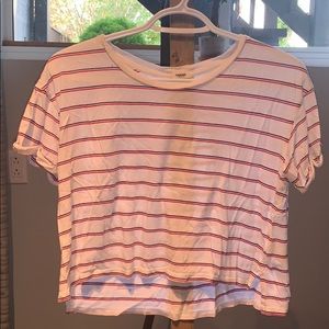 Crop top rayé